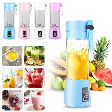 Rechargeable Portable Mini Juicer Blender – 6 Blades,