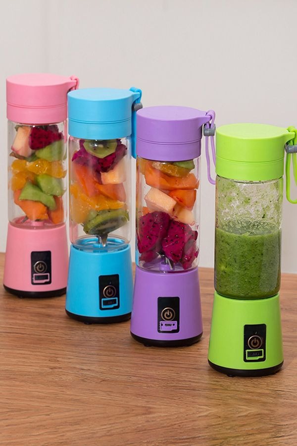 Rechargeable Portable Mini Juicer Blender – 6 Blades,