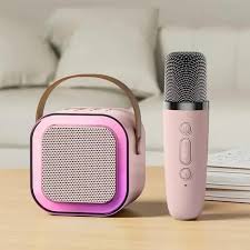 K12 Portable Bluetooth Speaker with Wireless Mic | RGB LED Lights