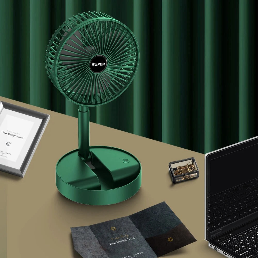 Portable Rechargeable Foldable Table Fan